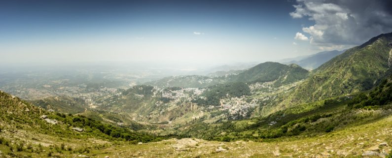 Панорама по пути на перевал Триунд